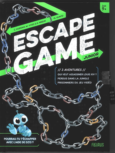 ESCAPE GAME JUNIOR  3 AVENTURES