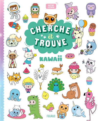 ANIMAUX MIGNONS  CHERCHE ET TROUVE KAWAII