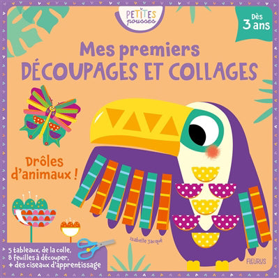 MES PREMIERS DECOUPAGES ET COLLAGES