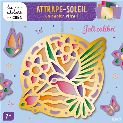 COFFRET ATTRAPE-SOLEIL EN PAPIER VITRAIL