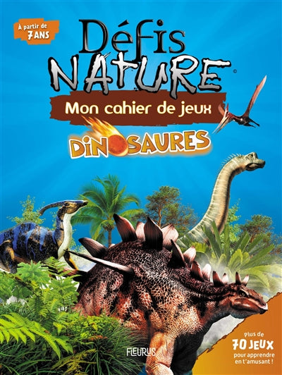 MON CAHIER DE JEUX  DINOSAURES