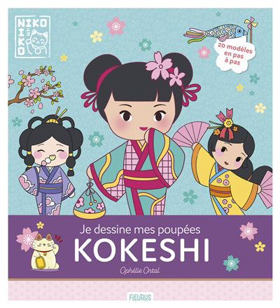 JE DESSINE MES POUPEES KOKESHI