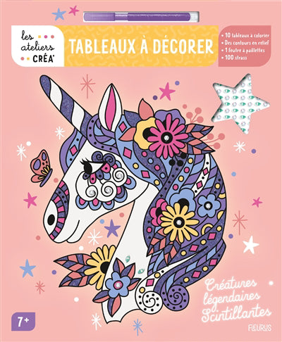 TABLEAUX A DECORER  CREATURES LEGENDAIRES SCINTILLANTES