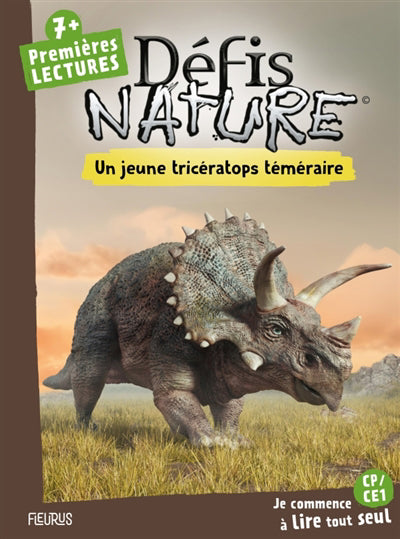 DEFIS NATURE  PREMIERES LECTURES  UN JEUNE TRICERATOPS TEMER