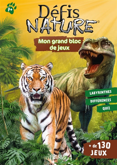 MON GRAND BLOC DE JEUX  DEFIS NATURE