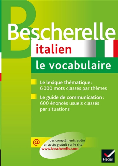 Bescherelle Italien : le Vocabulaire