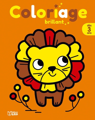 LION  - COLORIAGE BRILLANT