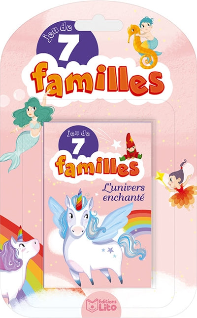 JEU DE 7 FAMILLES,UNIVERS ENCHANTE