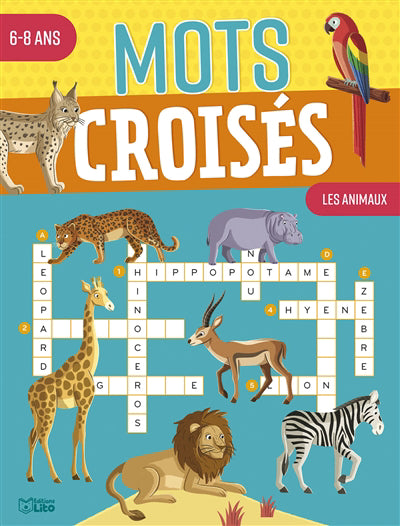 ANIMAUX  MOTS CROISES