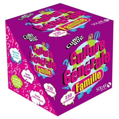 CUBOQUIZ CULTURE GENERALE FAMILLE