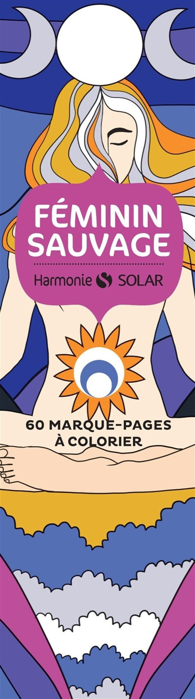 MARQUE-PAGES FEMININ SAUVAGE A COLORIER (PACK DE 60)
