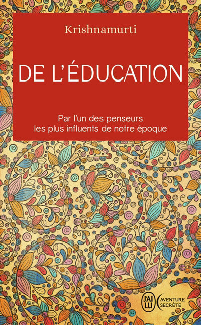 DE L'EDUCATION