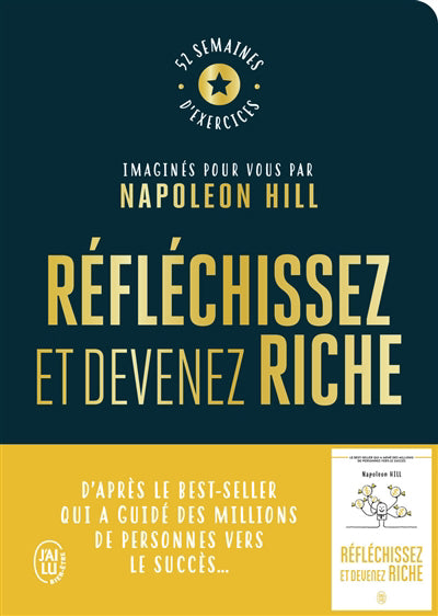 CAHIER D'EXERCICES REFLECHISSEZ ET DEVENEZ RICHE - 52 SEMAINES