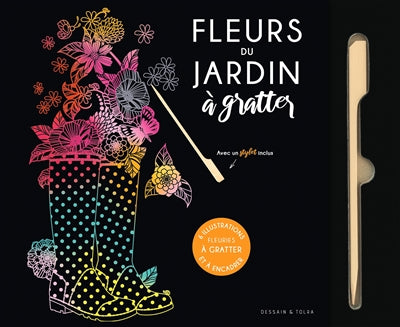 FLEURS DU JARDIN -6 ILLUSTRATIONS A..