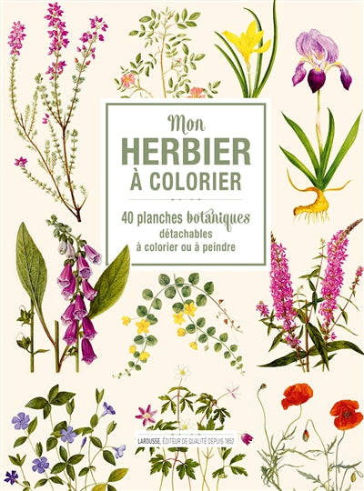 MON HERBIER A COLORIER