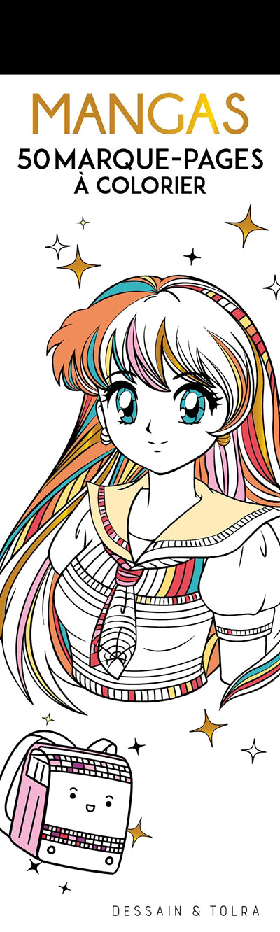 MANGAS -50 MANQUE-PAGES A COLORIER