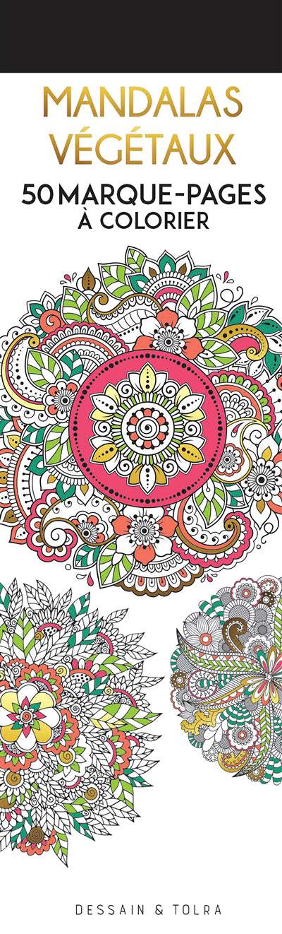 MANDALAS VEGETAUX -50 MARQUE-PAGES A...