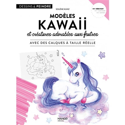 MODELES KAWAII ET CREATURES ADORABLES AUX FEUTRES