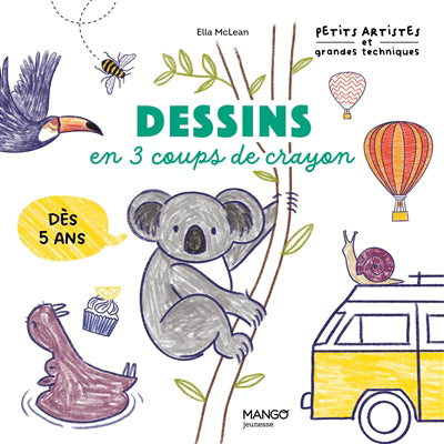DESSINS EN 3 COUPS DE CRAYON