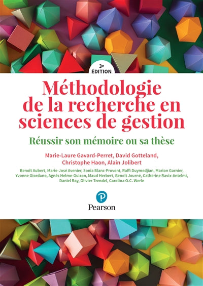 MÉTHODOLOGIE DE LA RECHERCHE EN SCIENCES DE GESTION