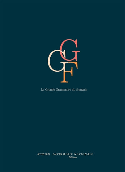 GRANDE GRAMMAIRE DU FRANÇAIS (COFFRET 2 VOLUMES)