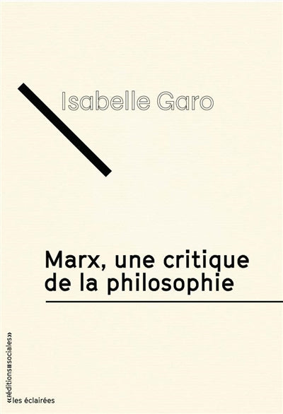 Marx, une critique de la philosophie