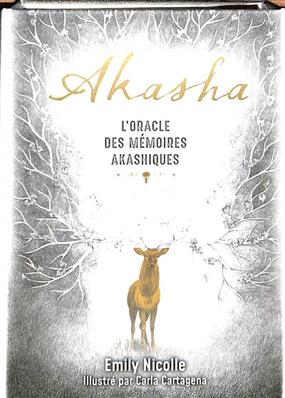 AKASHA : L'ORACLE DES MEMOIRES AKASHIQUES (COFFRET 48 CARTES + LI