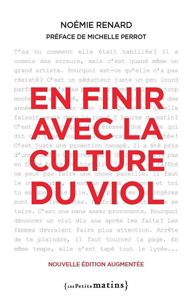 EN FINIR AVEC LA CULTURE DU VIOL