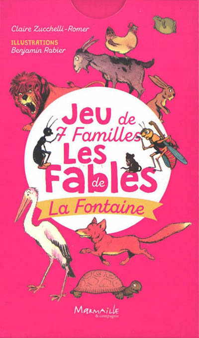 JEU DES 7 FAMILLES  LES FABLES DE LA FONTAINE