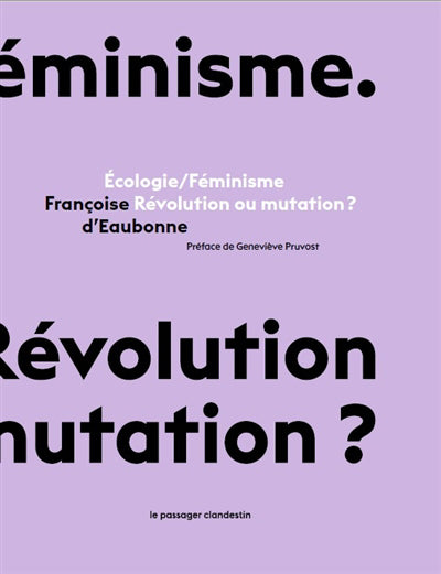 ECOLOGIE/FEMINISME