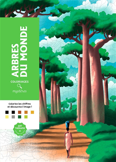 ARBRES DU MONDE -COLORIAGES MYSTERES