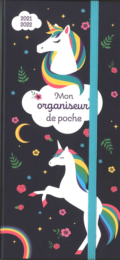 MON ORGANISATEUR DE POCHE 2021-2022  LICORNES