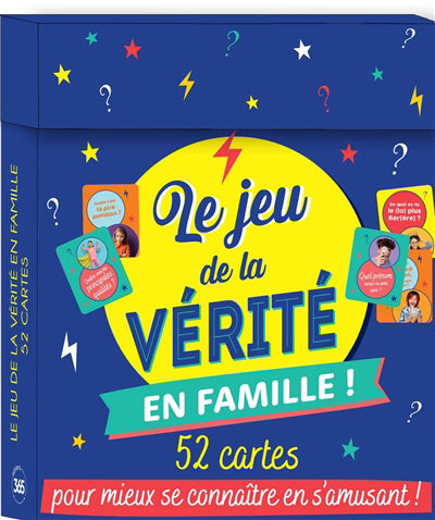 JEU DE LA VERITE EN FAMILLE 52 CARTES POUR MIEUX SE CONN