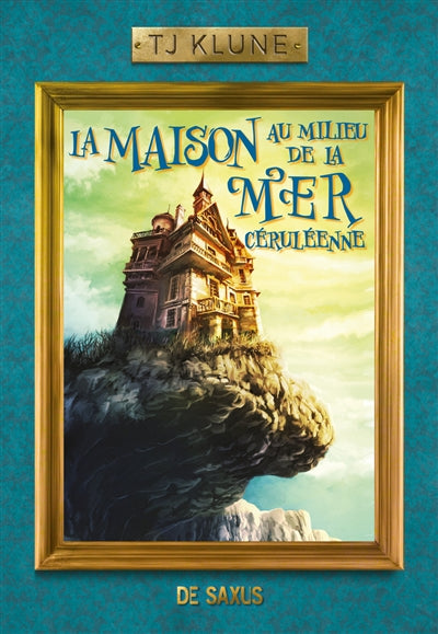 MAISON AU MILIEU DE LA MER CERULEENNE (BROCHE)