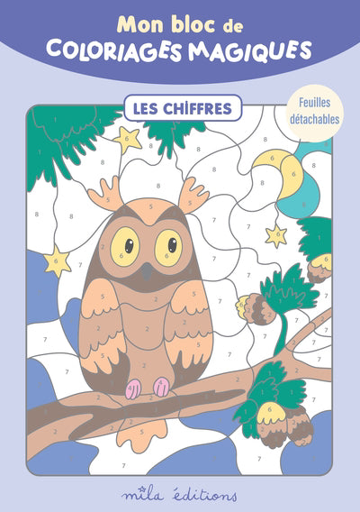 MON BLOC DE COLORIAGES MAGIQUES: LES CHIFFRES