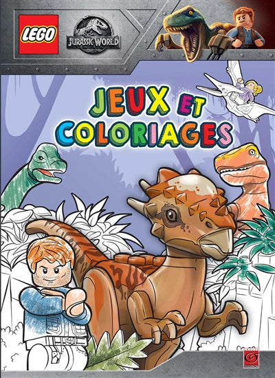 LEGO JURASSIC WORLD -JEUX ET COLORIAGES