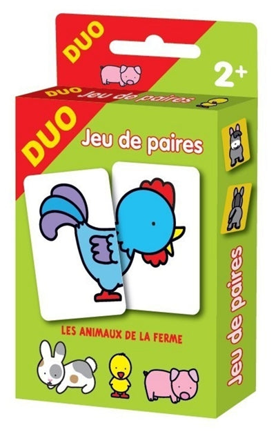 ANIMAUX DE LA FERME - CARTES DUO