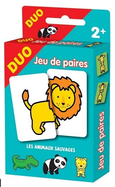 ANIMAUX SAUVAGES - CARTES DUO