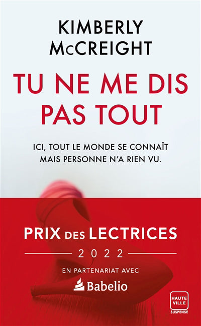 TU NE ME DIS PAS TOUT -PRIX LECTRICES'22