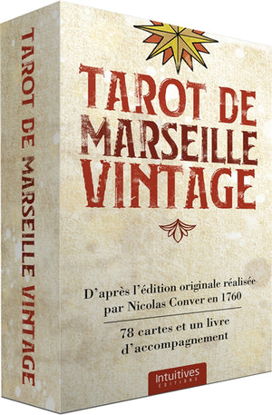TAROT DE MARSEILLE VINTAGE (COFFRET 78 CARTES)