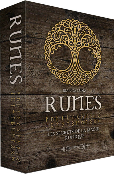 RUNES : LES SECRETS DE LA MAGIE RUNIQUE (COFFRET 25 RUNES EN BOIS