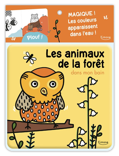 ANIMAUX DE LA FORET DANS MON  BAIN - LIVRE-BAIN