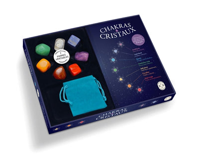 CHAKRAS ET CRISTAUX COFFRET