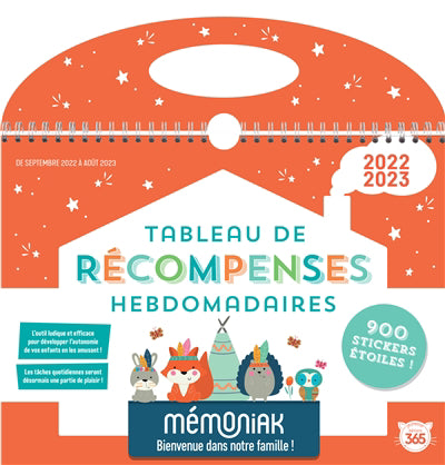 TABLEAU DE RECOMPENSES HEBDOMADAIRES MEMONIAK 2022-2023