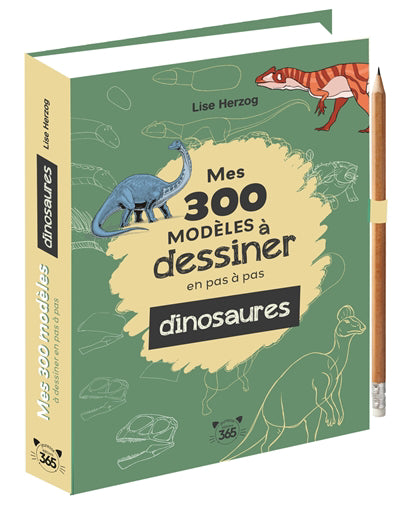 MES 300 MODELES A DESSINER EN PAS A PAS  DINOSAURES