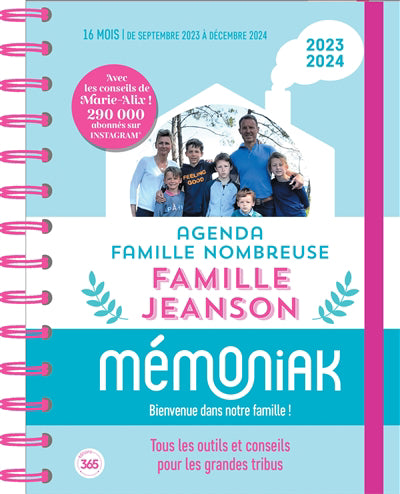 AGENDA FAMILLE NOMBREUSE MEMONIAK 2024