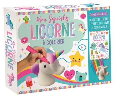 MON SQUISHY LICORNE A COLORIER N.E.