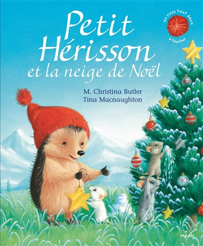 Petit herisson et la neige de noel