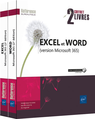 Excel et Word (version Microsoft 365) - Coffret de 2 livres