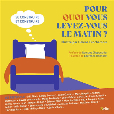 POUR QUOI VOUS LEVEZ-VOUS LE MATIN ?  SE CONSTRUIRE ET CONST